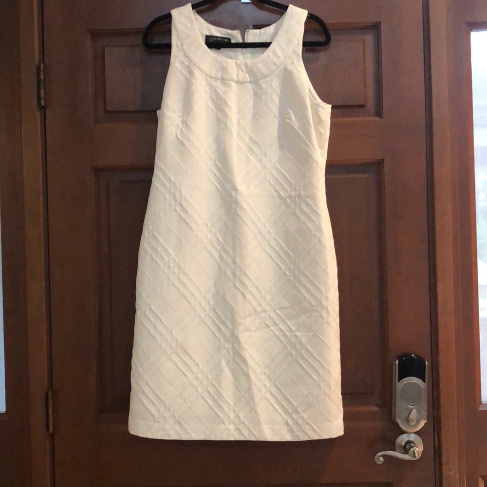 Jones New York White Sleeveless Dress